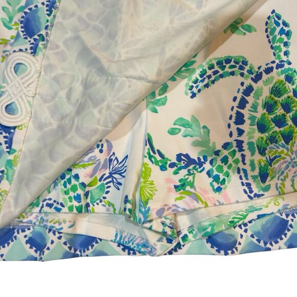 Lilly Pulitzer NWT Women's Size 8 Sammi Romper Dress in Resort White Preppy Blue - Picture 7 of 11